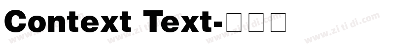 Context Text字体转换 Context Text字体转换
